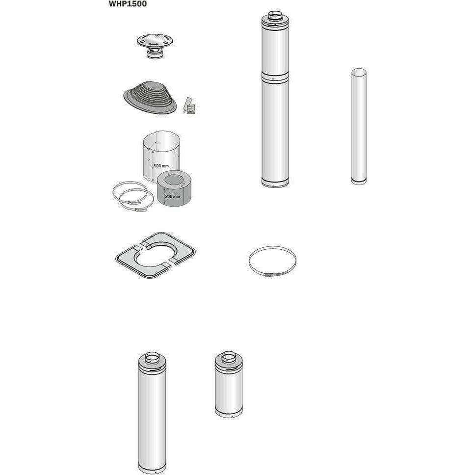Harvia Steel Chimney 1500 - Finnish Sauna Builders