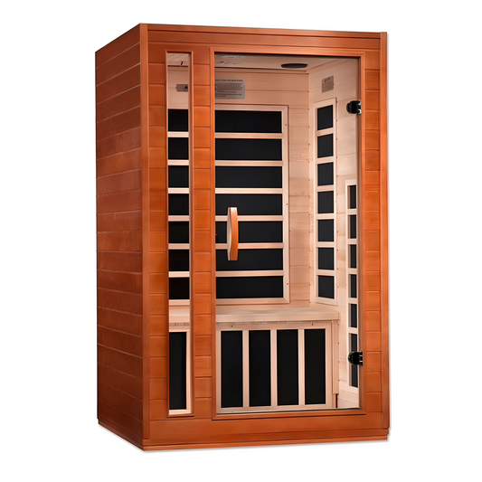Dynamic Cordoba Elite 2-Person Ultra Low EMF (Under 3MG) FAR Infrared Sauna (Canadian Hemlock)
