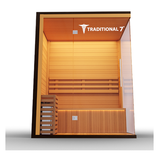 3 Person Home Steam Sauna | Traditional 7™
