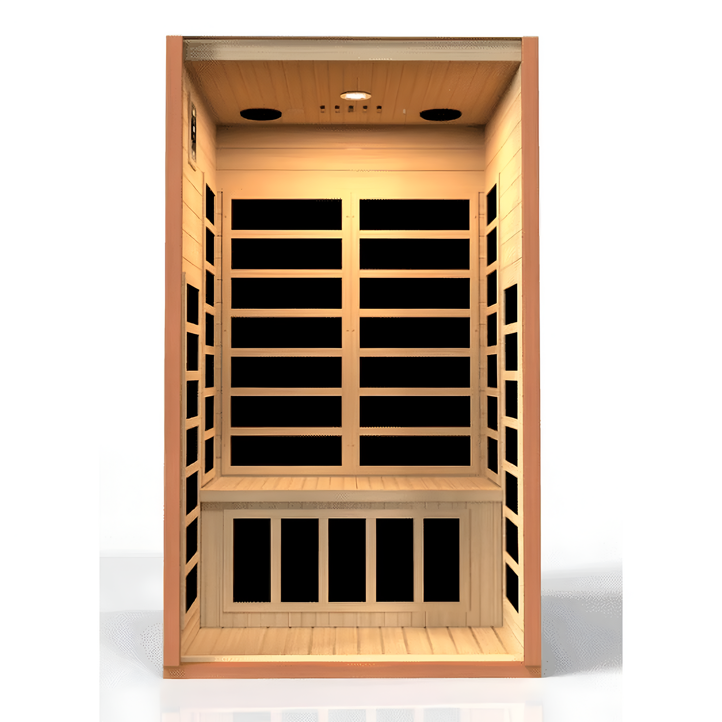 Dynamic Cordoba Elite 2-Person Ultra Low EMF (Under 3MG) FAR Infrared Sauna (Canadian Hemlock)