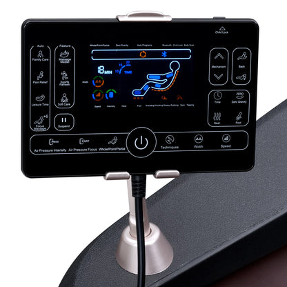 Full Body Massage Chair Zero Gravity 3D Shiatsu Recliner Sl-Track Heat, AI Voice