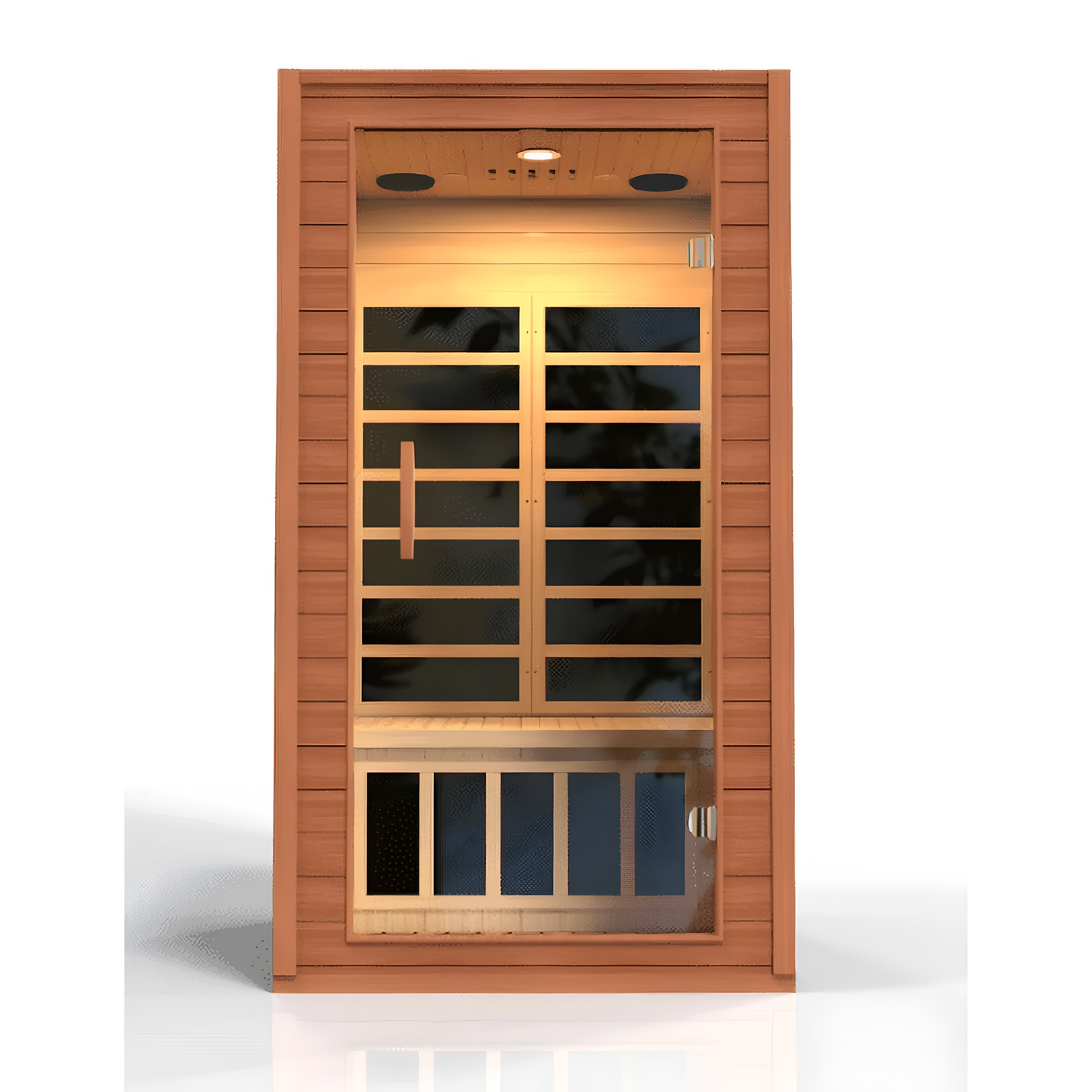 Dynamic Cordoba Elite 2-Person Ultra Low EMF (Under 3MG) FAR Infrared Sauna (Canadian Hemlock)