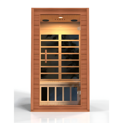 Dynamic Cordoba Elite 2-Person Ultra Low EMF (Under 3MG) FAR Infrared Sauna (Canadian Hemlock)
