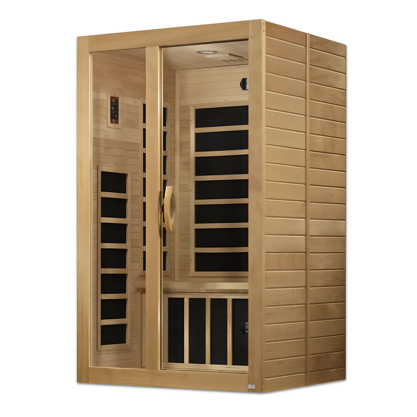 Dynamic Santaigo 2-Person Low EMF (Under 8MG) FAR Infrared Sauna (Canadian Hemlock)