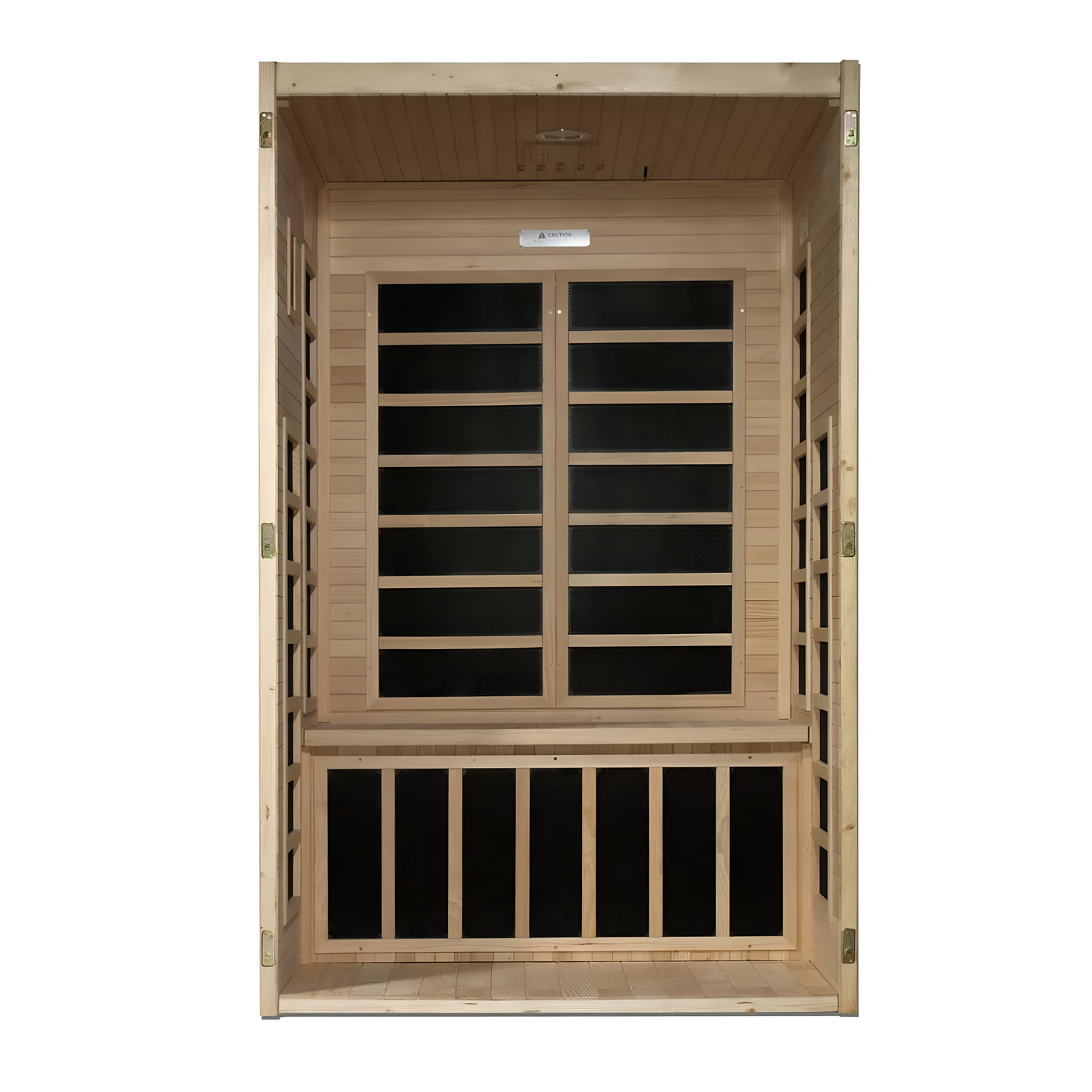 Dynamic Santaigo 2-Person Low EMF (Under 8MG) FAR Infrared Sauna (Canadian Hemlock)