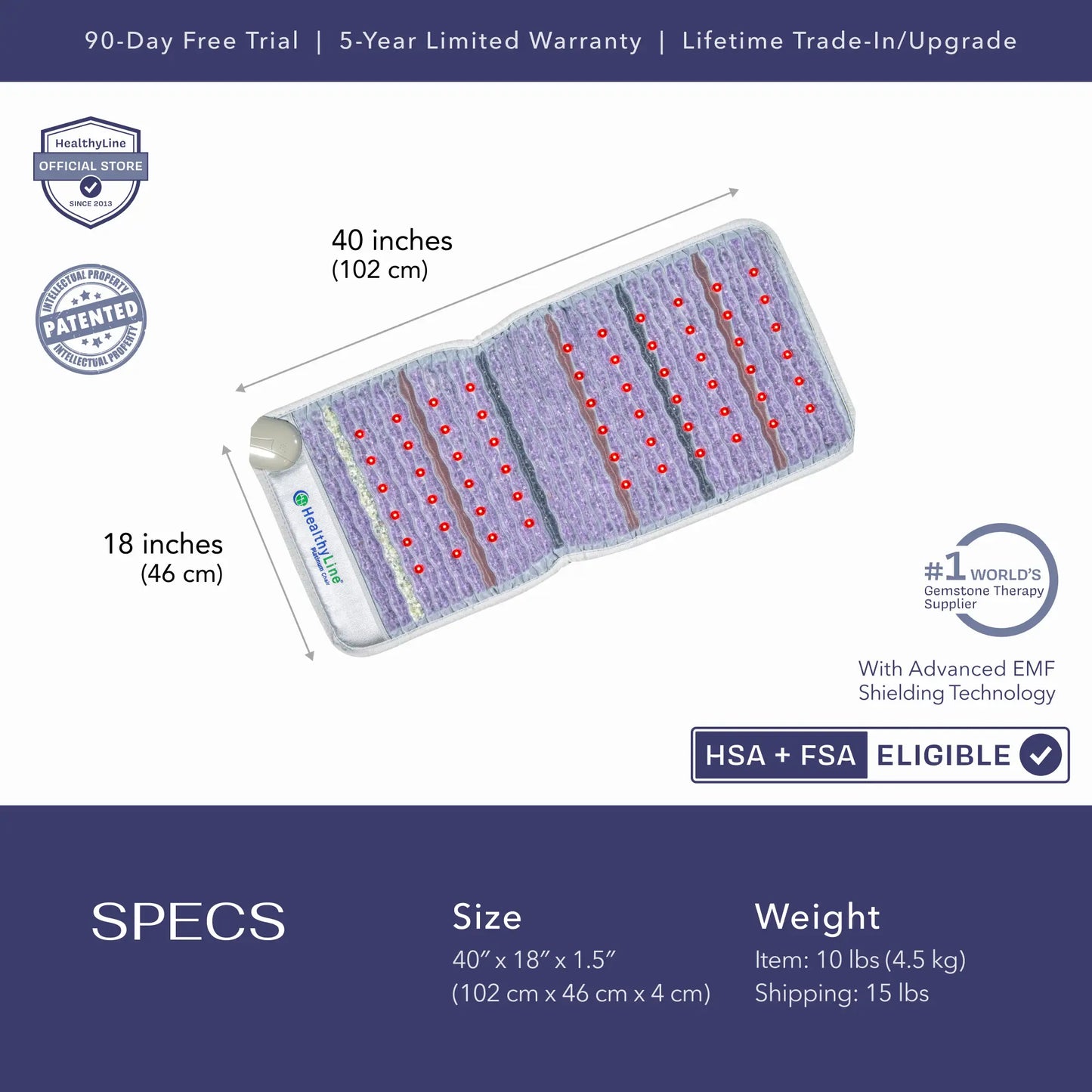 Platinum Series | PEMF Far Infrared Heating Mats