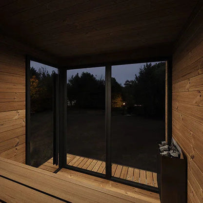 SaunaLife Model GL6 Outdoor Sauna Kit | 6 Persons