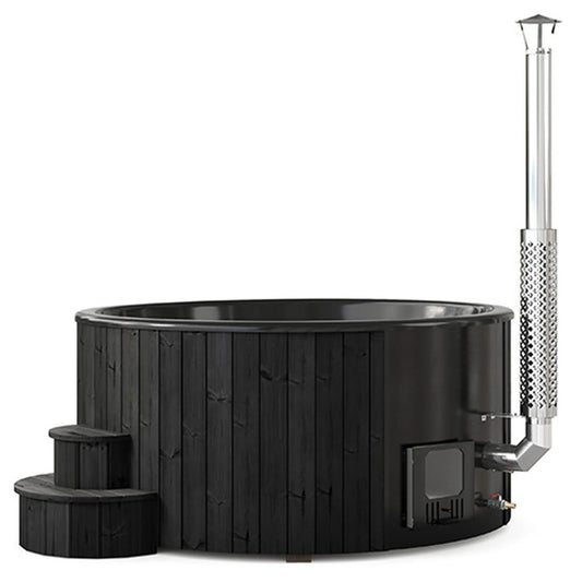 SaunaLife Model S6B 7-Person Wood-Fired Hot Tub | Soak Series