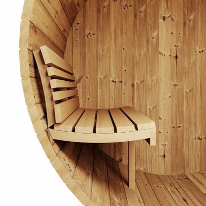 SaunaLife Model E6 Barrel Sauna | 3 Persons