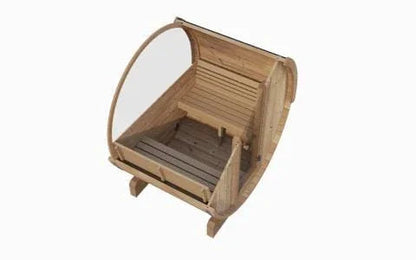 SaunaLife Model E8W Sauna Barrel-Window | 6 Persons