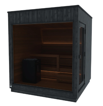 Thermasol Nordic Misty - Dark Nordic Spruce, 2-6 Person, Outdoor Sauna