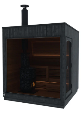 Thermasol Nordic Misty - Dark Nordic Spruce, 2-6 Person, Outdoor Sauna