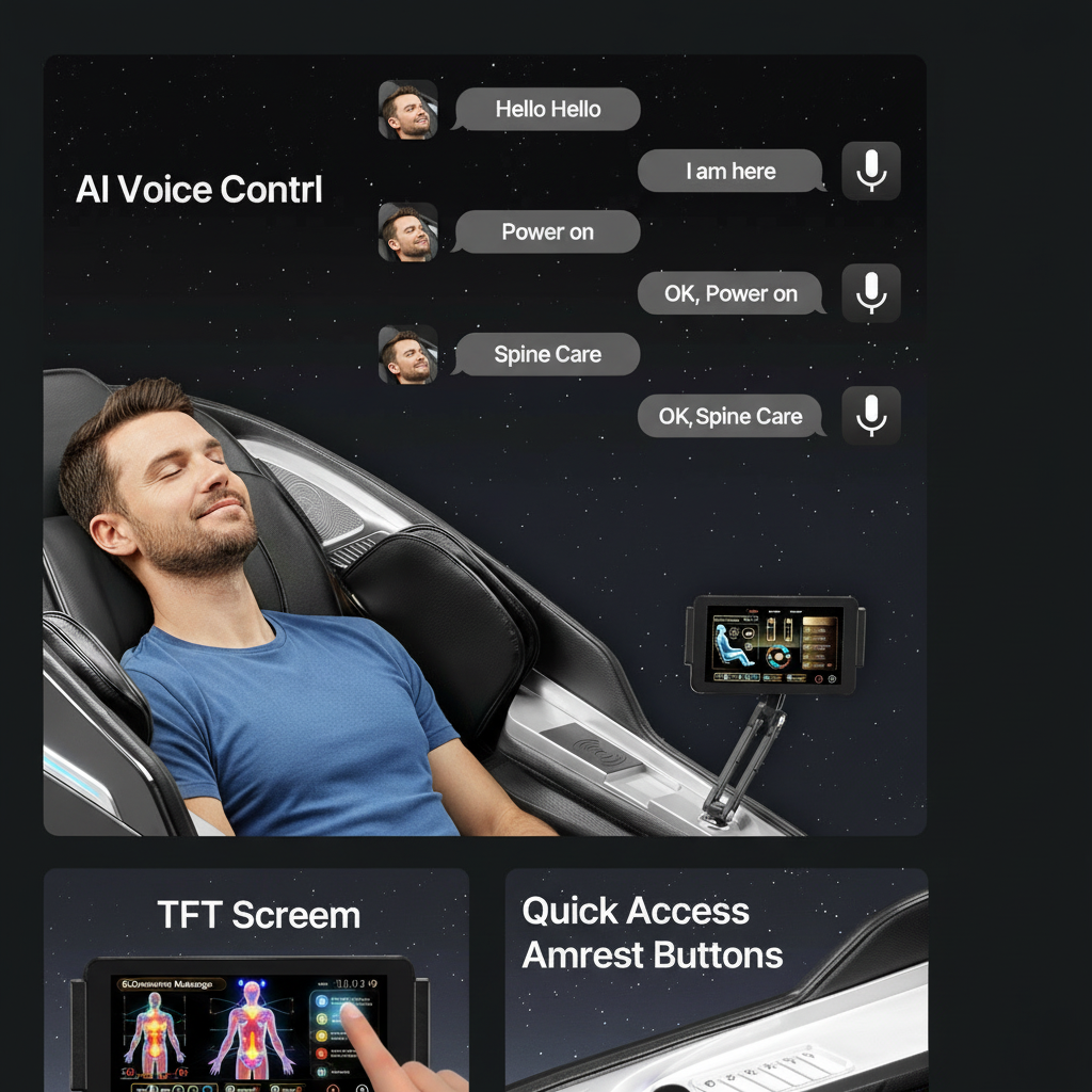 VEVOR Massage Chair Full Body 3D/4D Massage Recliner W/ Sl-Track & Yoga Stretch