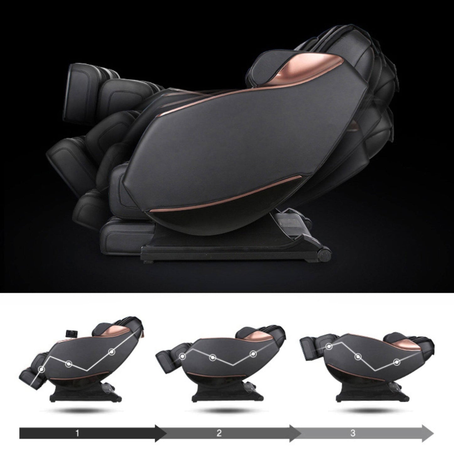 Airvana Zenith Full Body Zero Gravity Shiatsu Massage Chair With Heat And Voice Control (SAK93154)