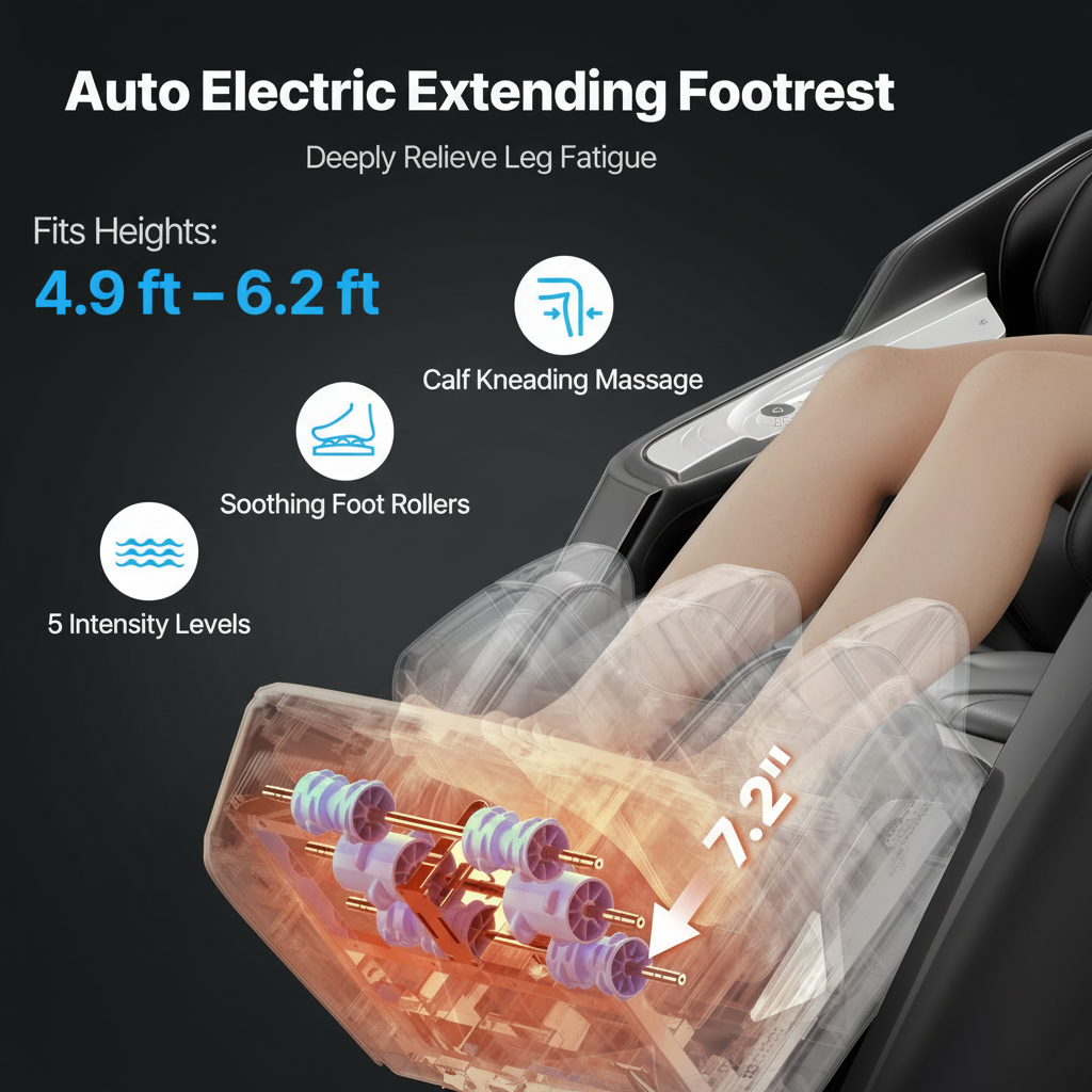 VEVOR Massage Chair Full Body 3D/4D Massage Recliner W/ Sl-Track & Yoga Stretch