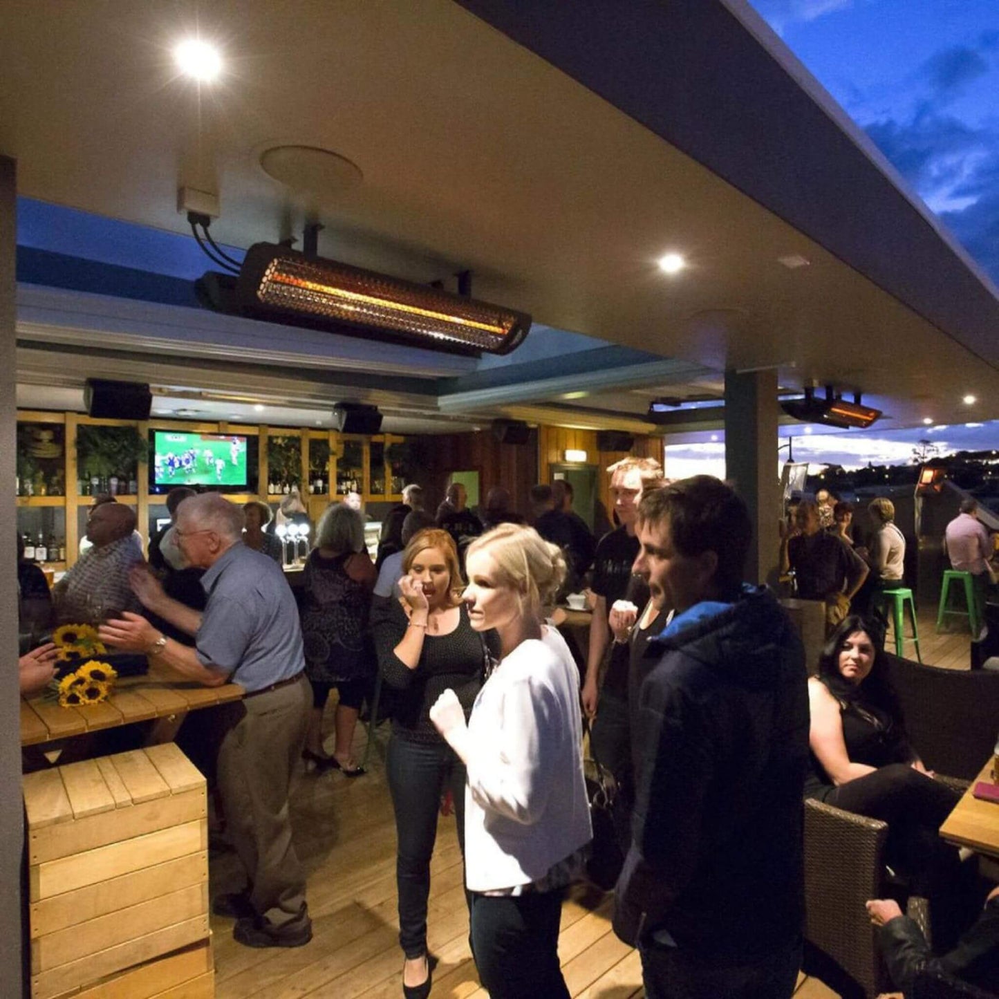 Bromic Heating Tungsten Smart-Heat™ 56-Inch 240V 6000W Single Element Electric Infrared Patio Heater [BH0420033] (SAK48512)