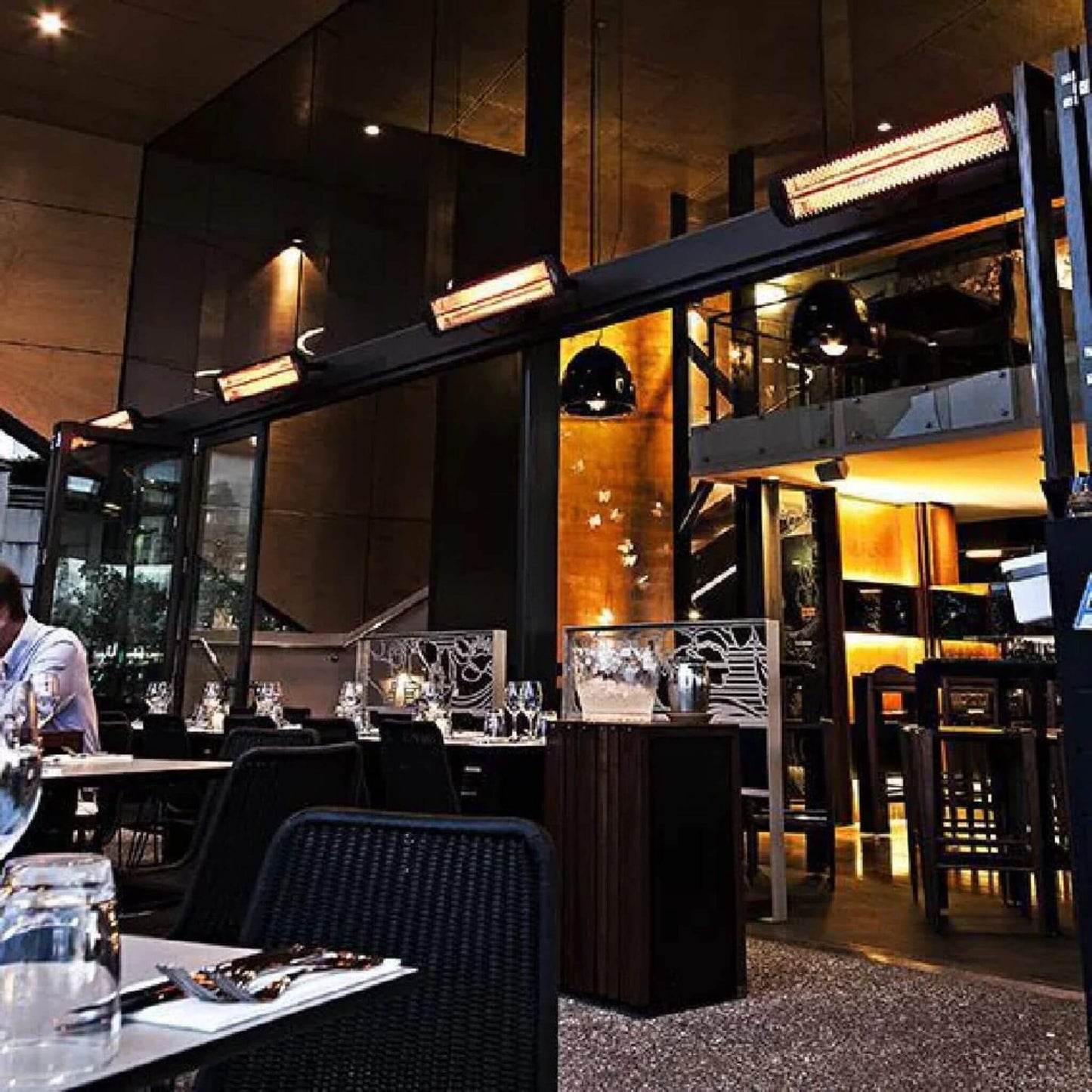 Bromic Heating Tungsten Smart-Heat™ 56-Inch 240V 6000W Single Element Electric Infrared Patio Heater [BH0420033] (SAK48512)