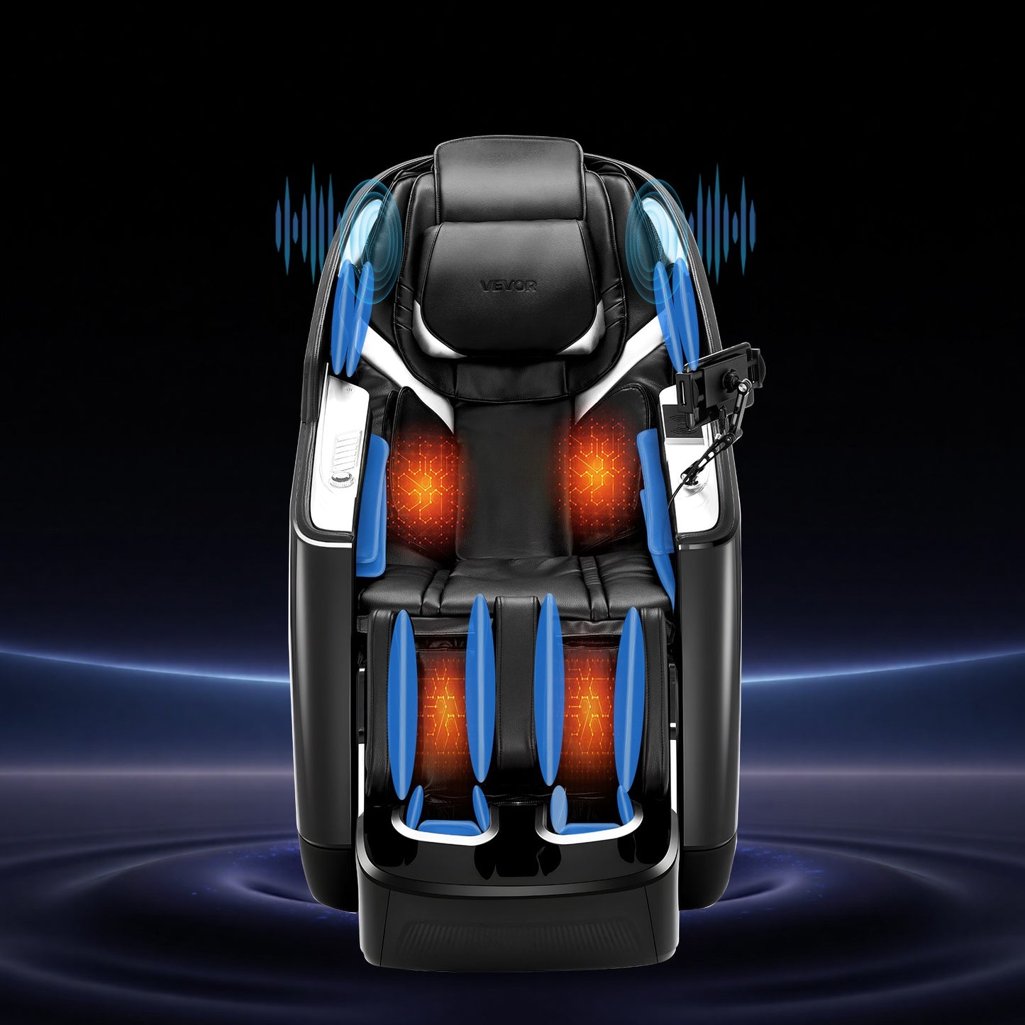 VEVOR Massage Chair Full Body 3D/4D Massage Recliner W/ Sl-Track & Yoga Stretch