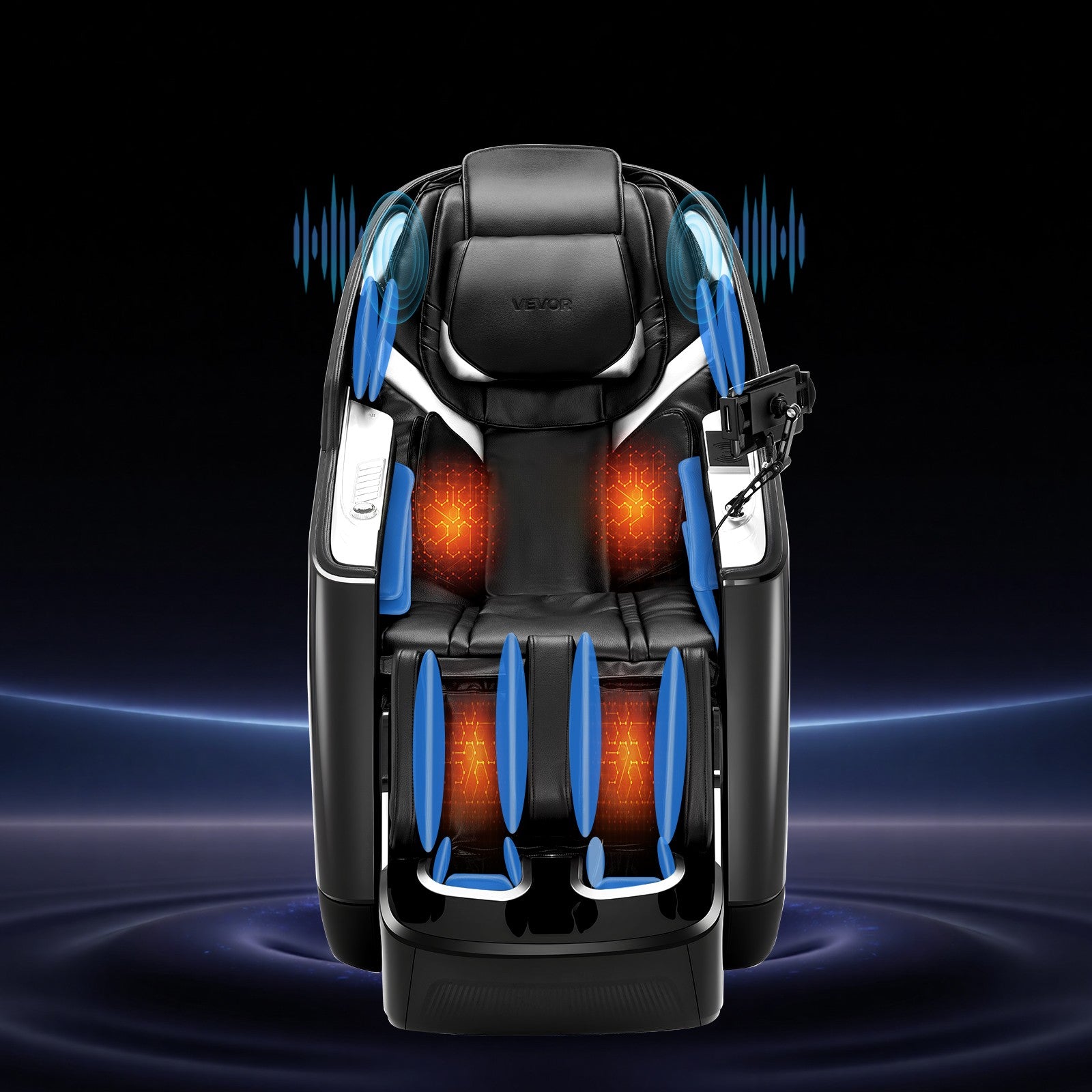 VEVOR Massage Chair Full Body 3D/4D Massage Recliner W/ Sl-Track & Yoga Stretch