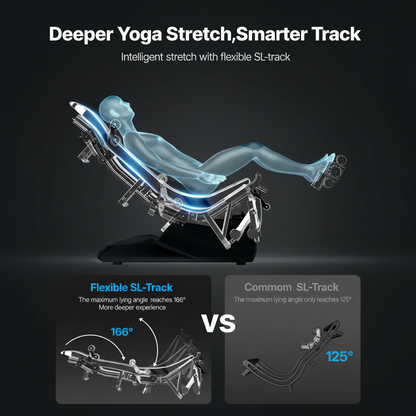 VEVOR Massage Chair Full Body 3D/4D Massage Recliner W/ Sl-Track & Yoga Stretch