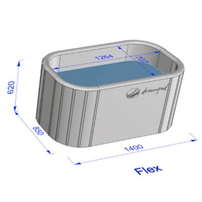 Float Tank Measurements Dreampod Ice Bath Flex Premium Inflatable PVC Reinforced Floatation Ta ...