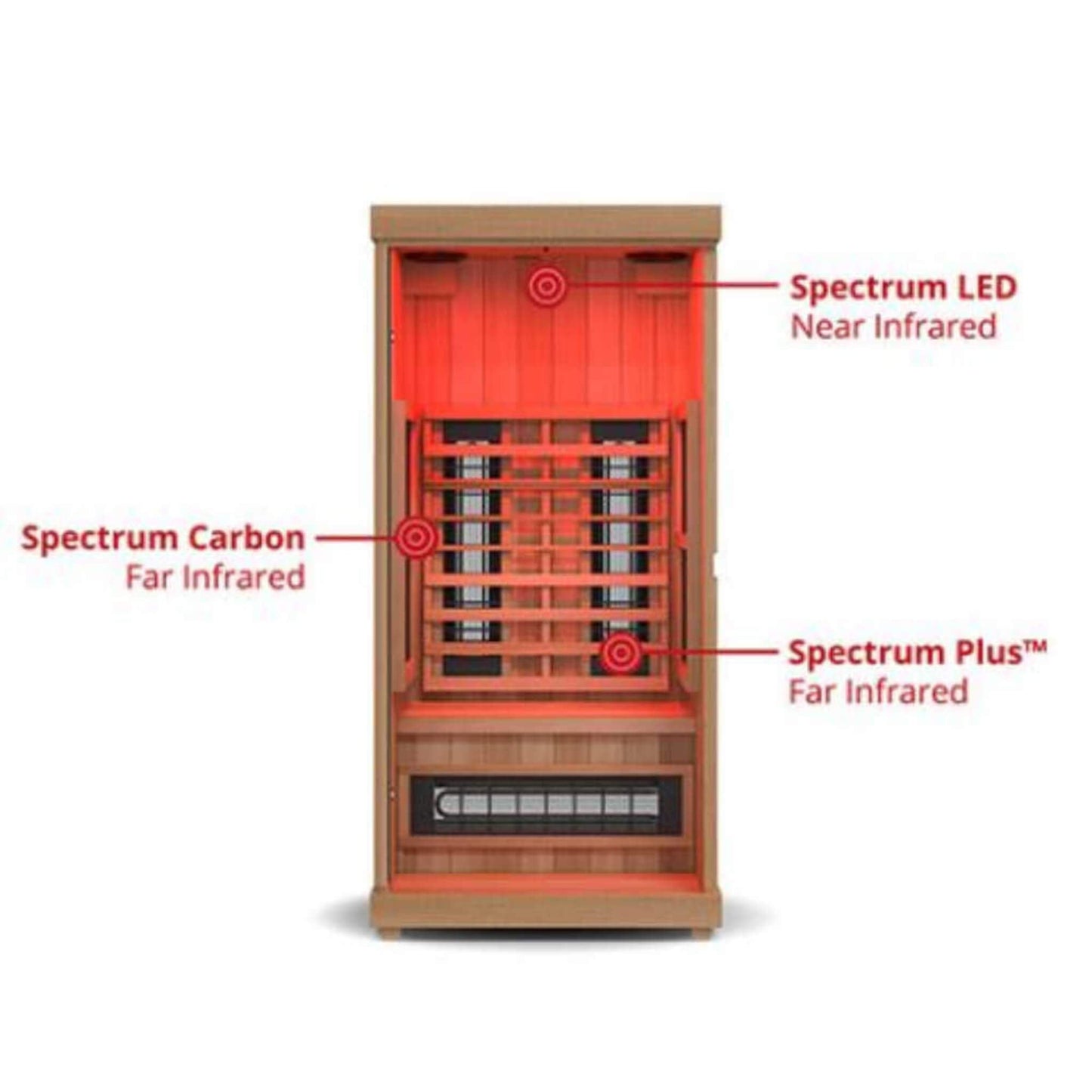 Finnmark FD-1 Full Spectrum 1-Person Home Infrared Sauna With Bluetooth Audio [FD-KN001] (SAK18374)
