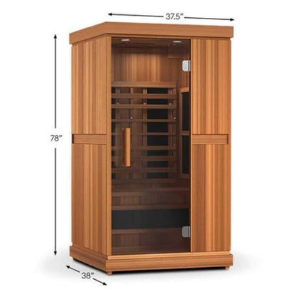 Finnmark FD-1 Full Spectrum 1-Person Home Infrared Sauna With Bluetooth Audio [FD-KN001] (SAK18374)