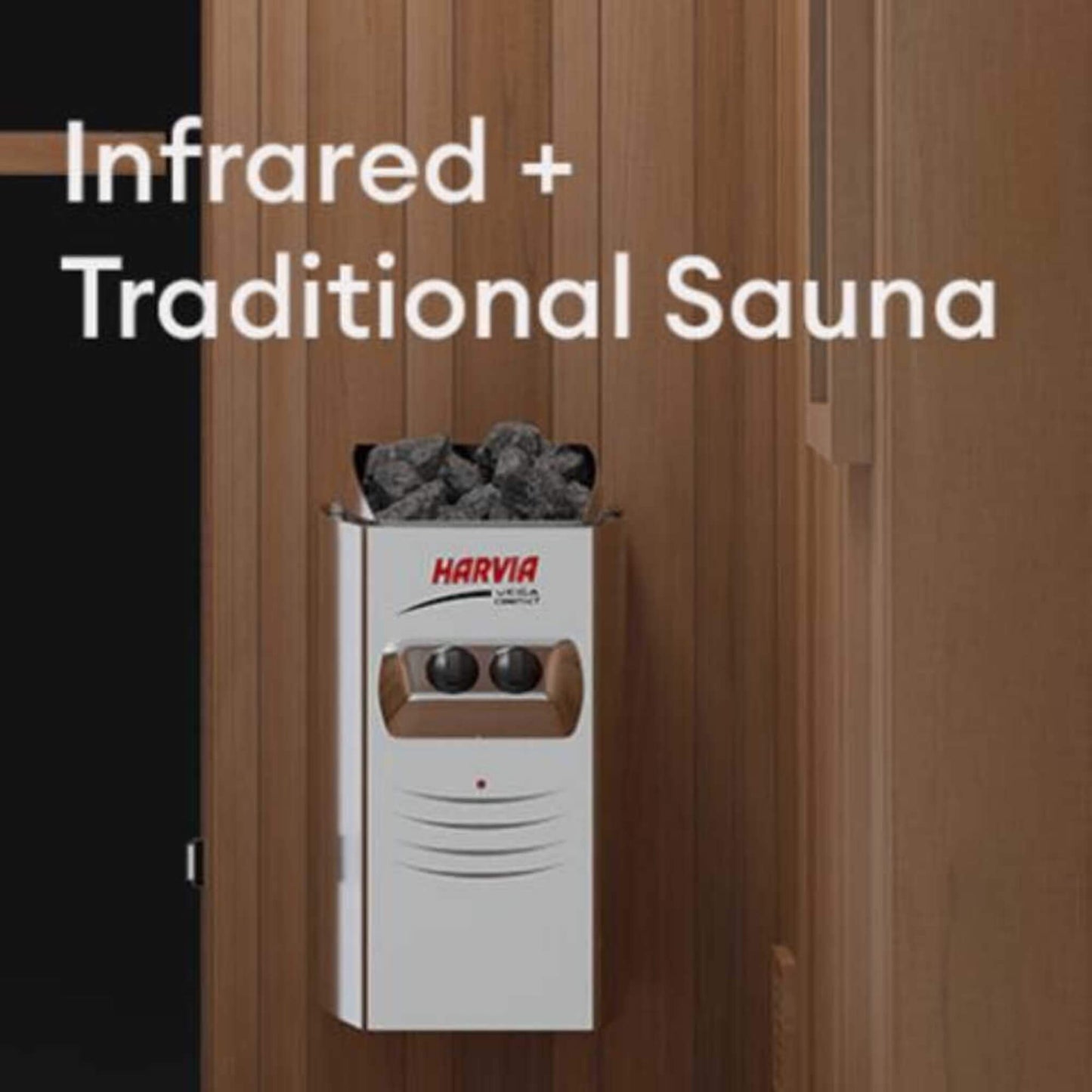 Finnmark FD-4 Trinity 2-Person Home Infrared & Steam Sauna Combo [FD-KN004] (SAK41865)