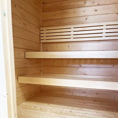 SaunaLife Model G2 Outdoor Home Sauna Kit | 4 Persons