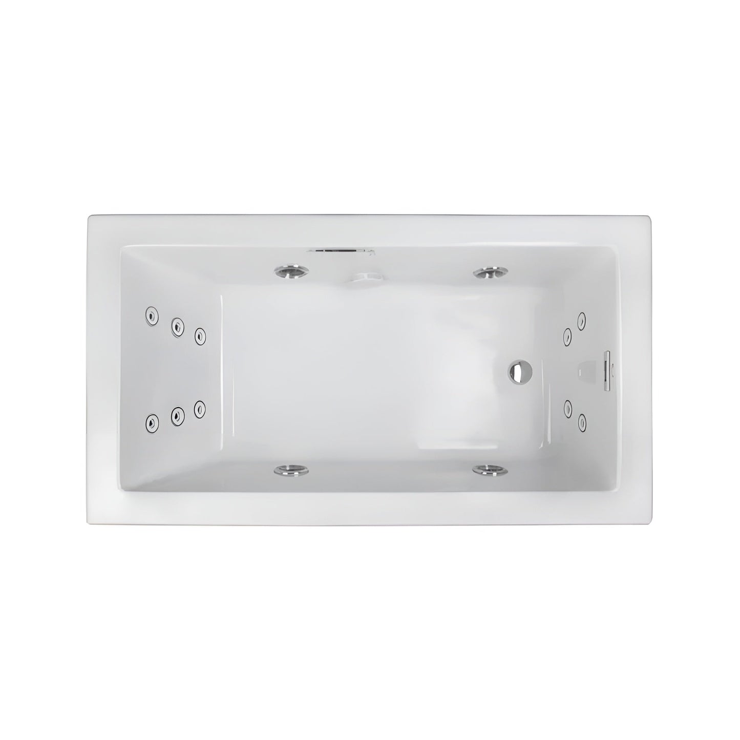 Jacuzzi Elara 72-Inch Drop-In Whirlpool Bathtub With 10 AccuPro Jet [JELA7242WRL2HX] (SAK32651)