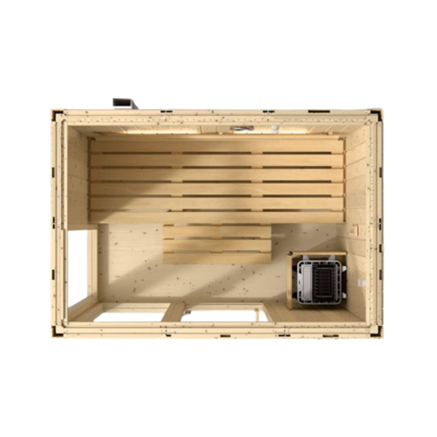 Kohler C1 Luxury Indoor Scandinavian Spruce Home Sauna Kit (SAK60418)