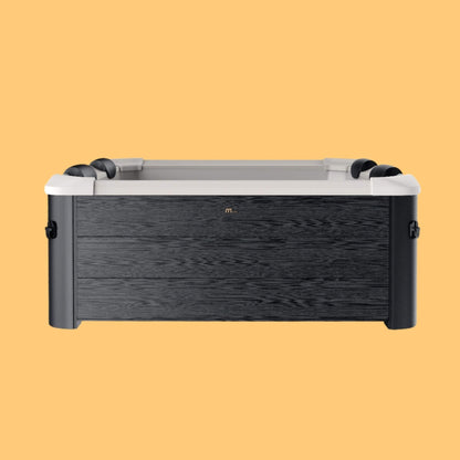 MSpa F-OS063W Oslo Supreme 6-Person 120 Jets Square Spa W/ LED Lights & Integrated App Control (SAK93516)