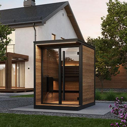 SaunaLife Model GL4 Outdoor Sauna Kit | 4 Persons