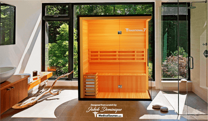 3 Person Home Steam Sauna | Traditional 7™