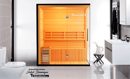 3 Person Home Steam Sauna | Traditional 7™