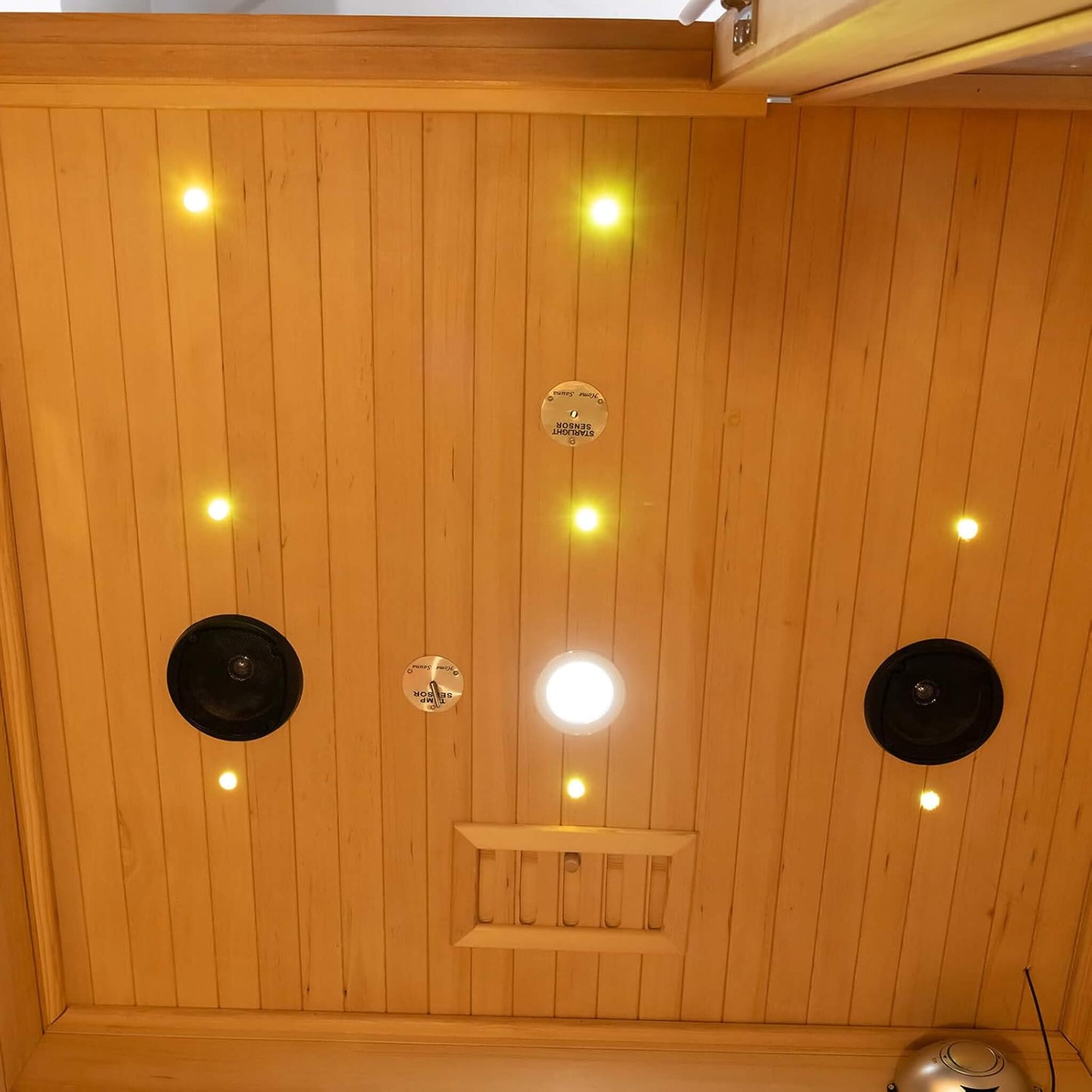 Rövia Luma 2-Person Indoor Hybrid Sauna Room With Infrared And 3.5KW Steam Heater (SAK83750)